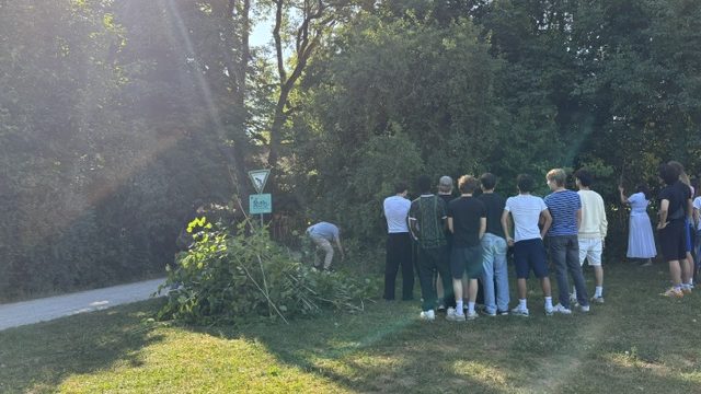 Nachhaltigkeitstag mit drei 10. Klassen